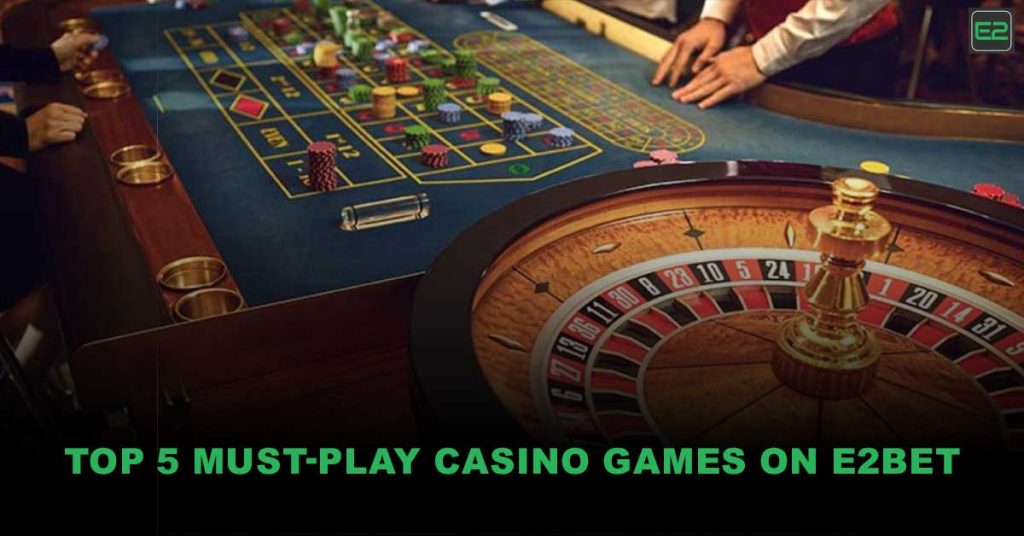 Casino Games on E2bet